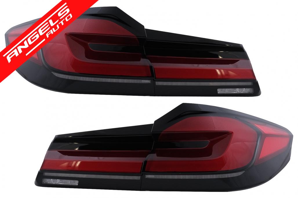 Stopuri Full LED compatibile cu BMW Seria 5 G30 Sedan (2017-2019) LCI Semnal Dinamic