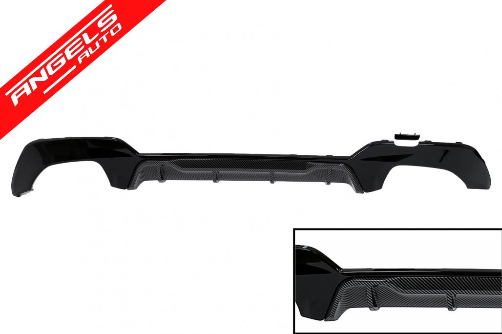 Difuzor Evacuare compatibil cu BMW G20 G28 Sedan G21 Touring (18-22) Negru / Carbon - imagine 4