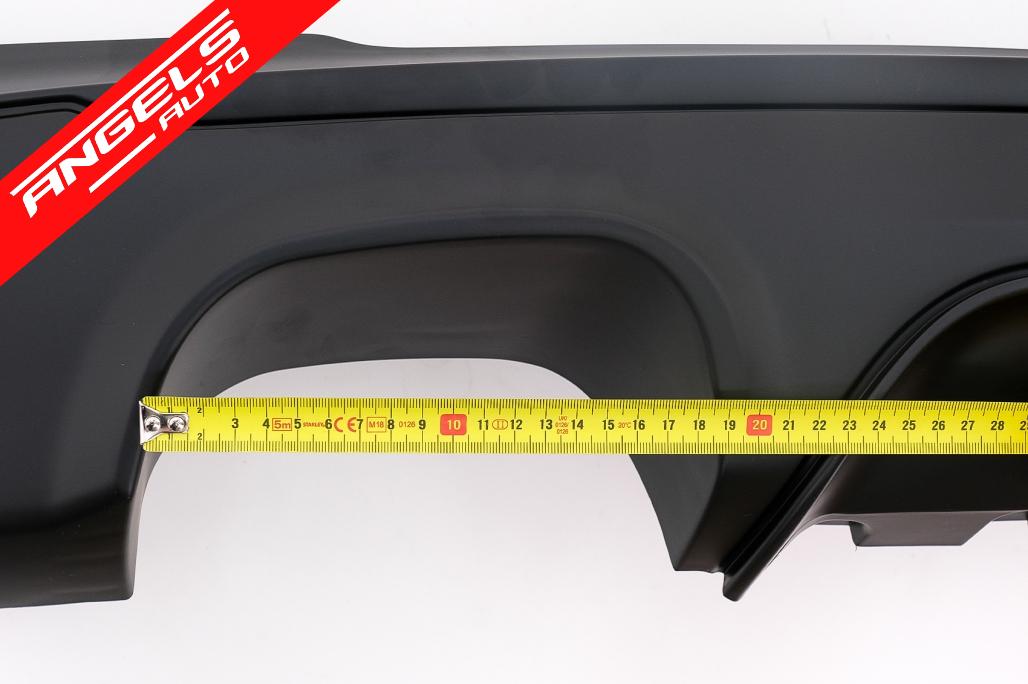 Difuzor Evacuare Stanga Dubla compatibil cu BMW Seria 2 F22/F23 (2013-up) Negru Mat - imagine 3