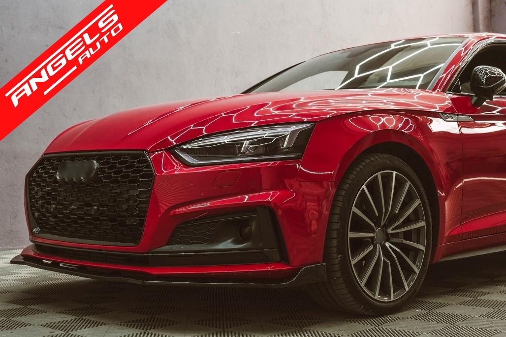Grila Centrala compatibila cu Audi A5 F5 (2017-2019) RS Design Negru Lucios - imagine 14