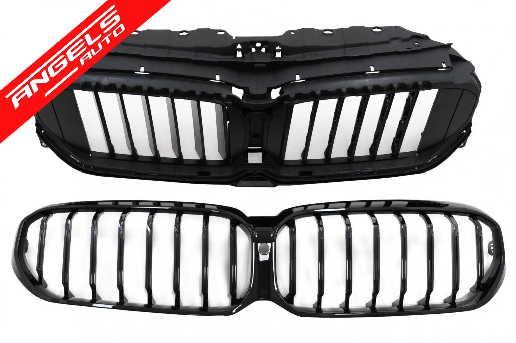 Pachet Exterior compatibil cu BMW Seria 5 G30 (2017-2019) M-Tech G30 LCI 2020 Design - imagine 6