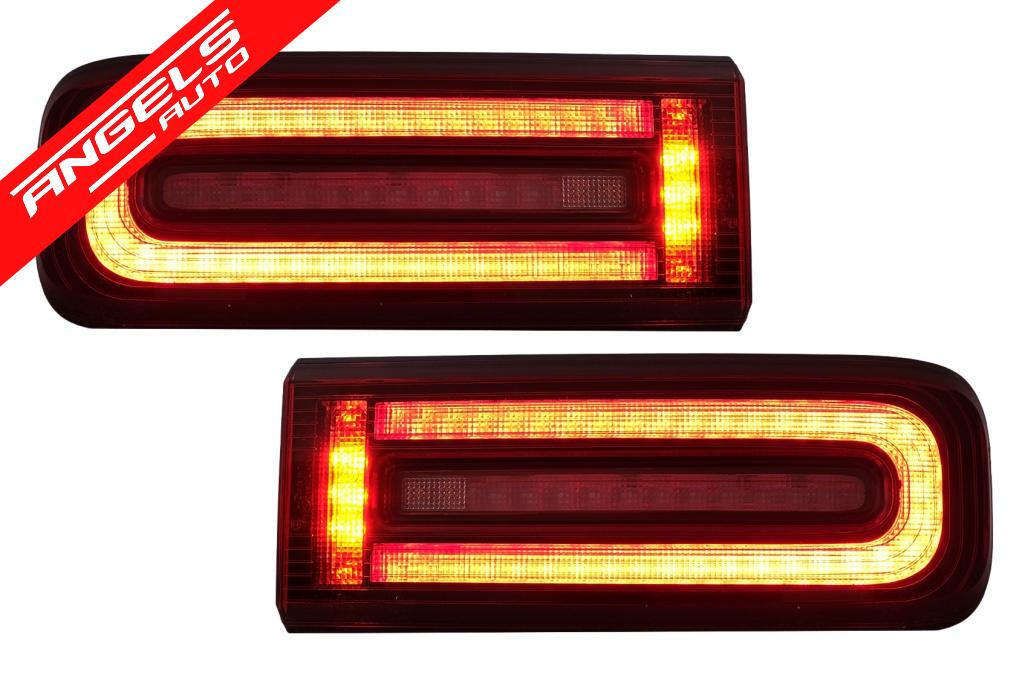 Stopuri Full LED compatibile cu Mercedes W463 Facelift (2018-2022) Dinamic Secvential