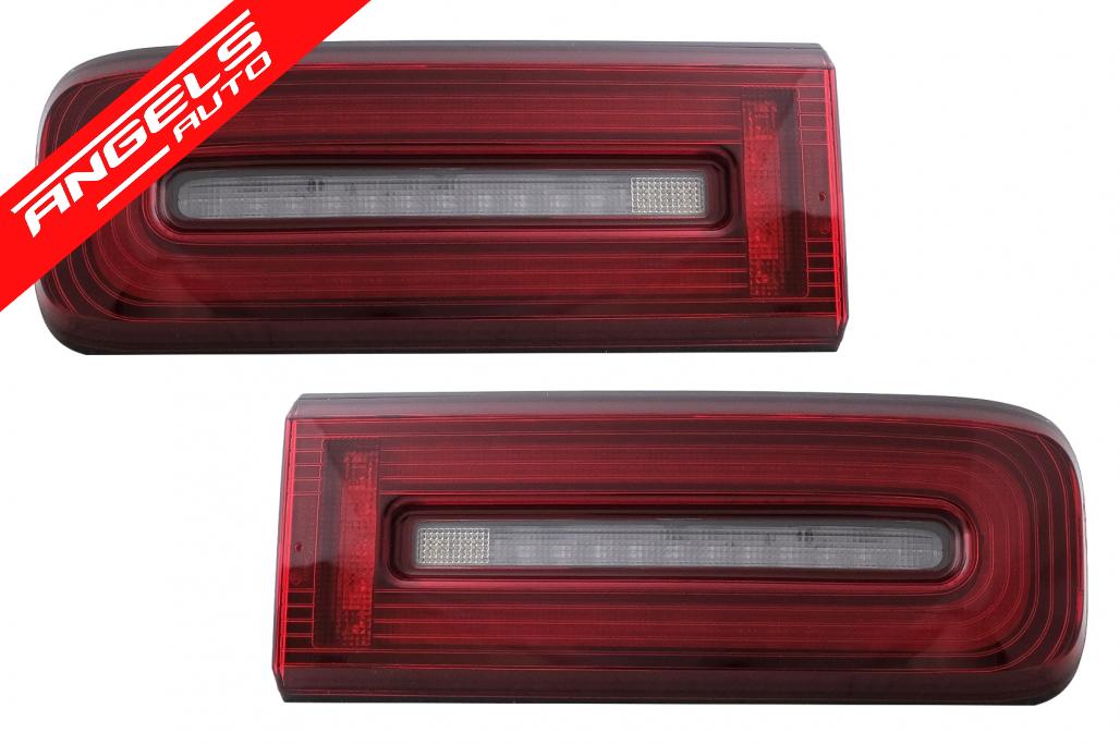 Stopuri Full LED compatibile cu Mercedes W463 Facelift (2018-2022) Dinamic Secvential - imagine 2