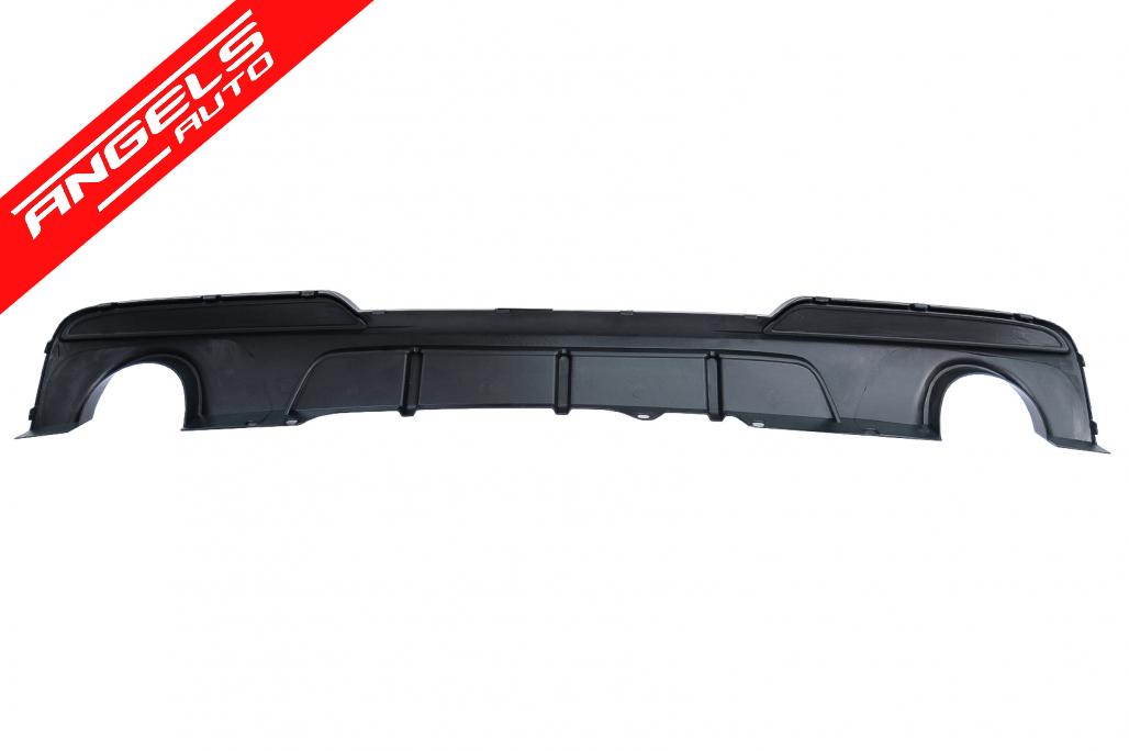 Difuzor de aer evacuare dubla compatibil cu BMW Seria 5 F10 F11 (11-17) Negru Lucios - imagine 2