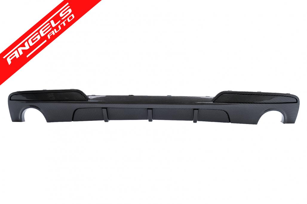 Difuzor de aer evacuare dubla compatibil cu BMW Seria 5 F10 F11 (11-17) Carbon Look
