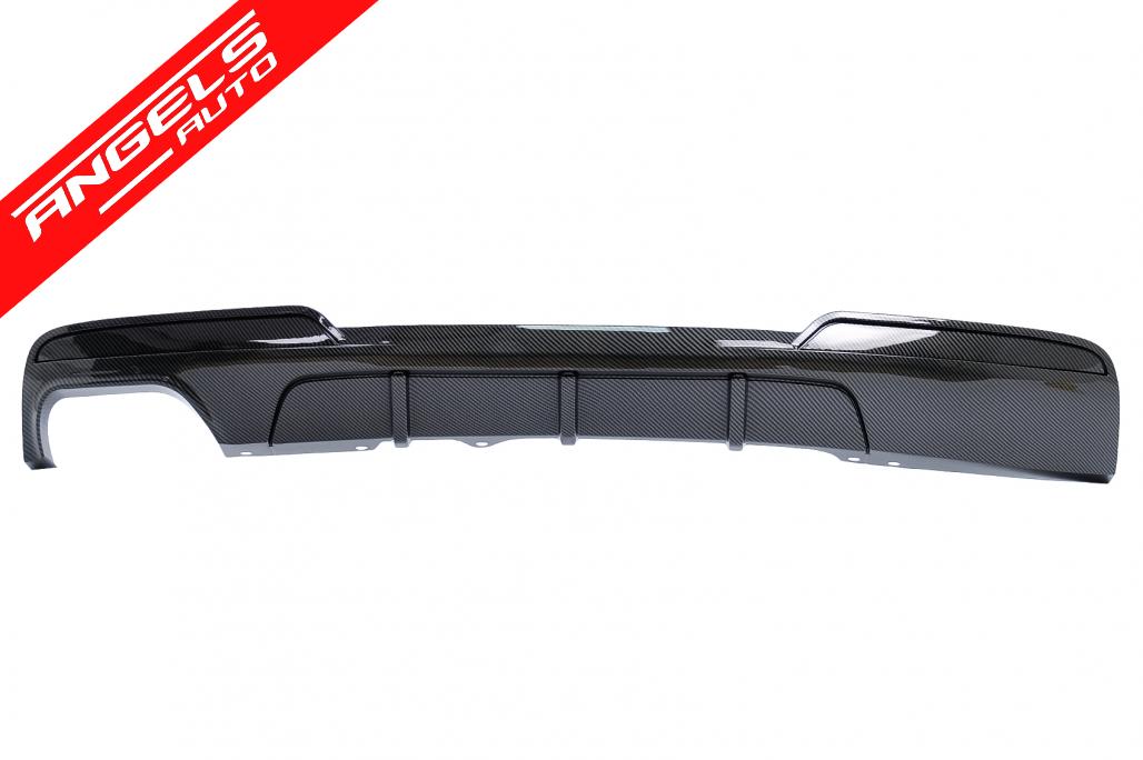 Difuzor evacuare dubla stanga compatibil cu BMW Seria 5 F10 F11 (11-17) Carbon Look