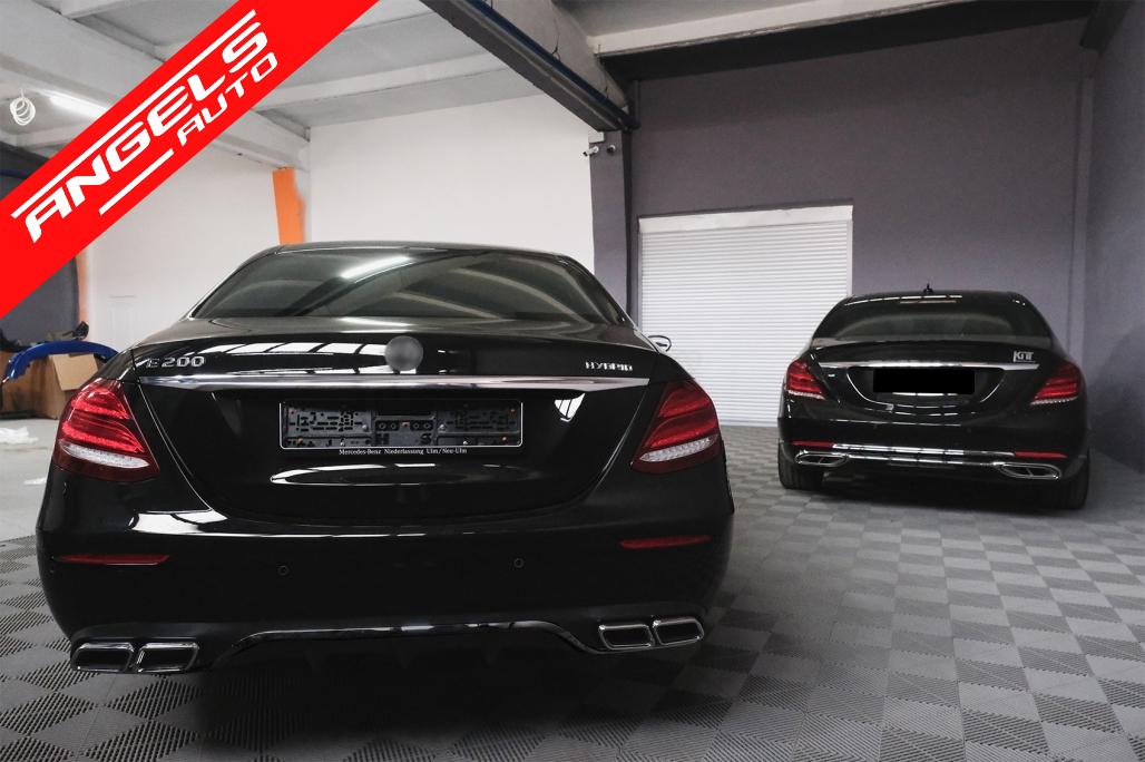 Difuzor Bara Spate Ornamente Evcuare compatibil cu Mercedes E-Class W213(16-19) E63 - imagine 8