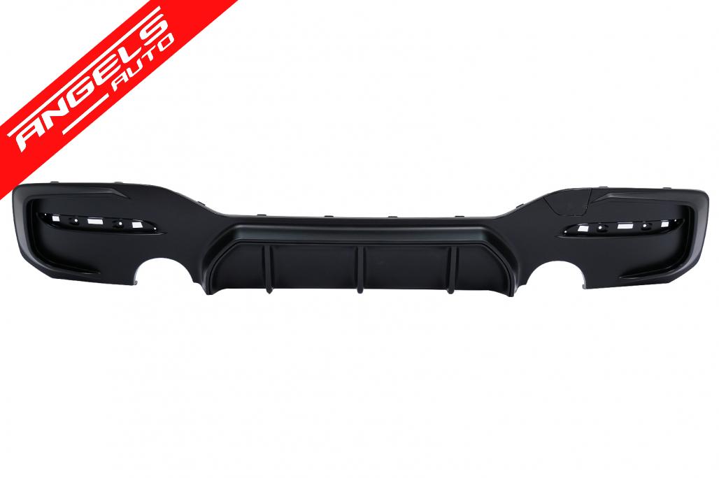 Difuzor Evacuare Dubla compatibil cu BMW Seria 1 F20 F21 LCI (15-06.19) Negru Mat - imagine 2