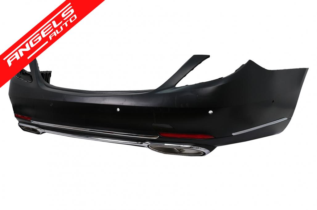 Pachet Exterior compatibil cu Mercedes S-Class W221 (2005-2013) Conversie la W222 2018 - imagine 14