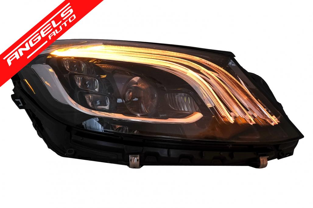 Pachet Exterior compatibil cu Mercedes S-Class W221 (2005-2013) Conversie la W222 2018 - imagine 6