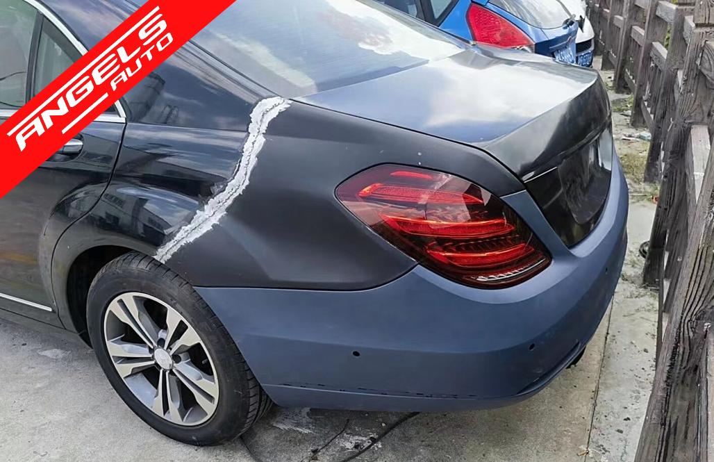 Pachet Exterior compatibil cu Mercedes S-Class W221 (2005-2013) Conversie la W222 2018 - imagine 20