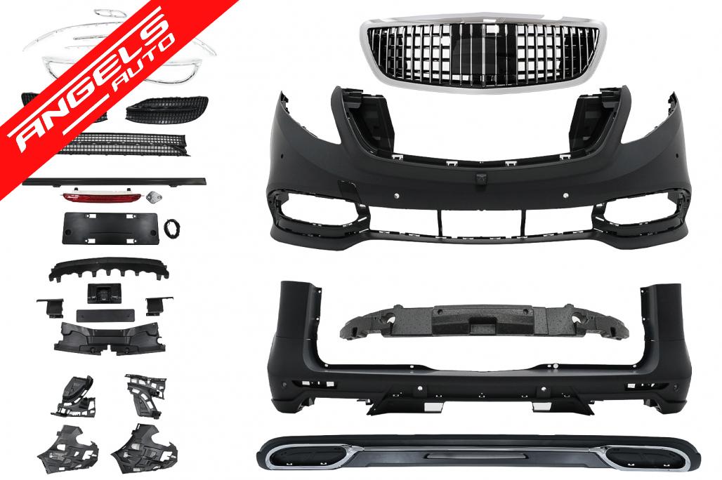 Pachet compatibil cu Mercedes V-Class W447 (2014-2019) Conversie la 2020 Design - imagine 6