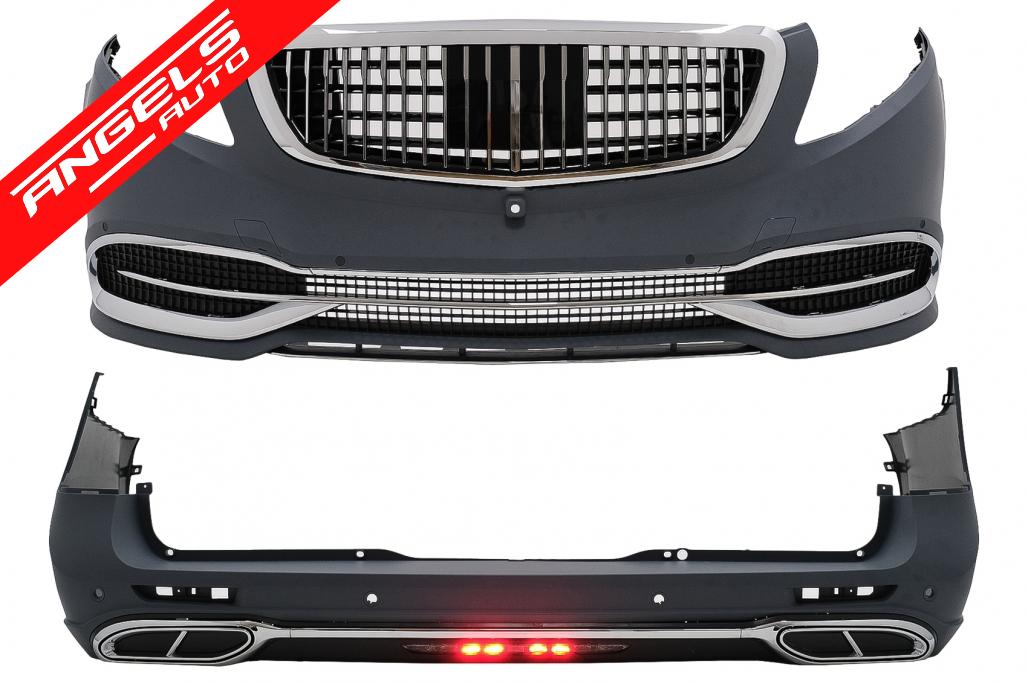 Pachet Exterior compatibil cu Mercedes V-Class W447 (2014-03.2019) 2020 Design