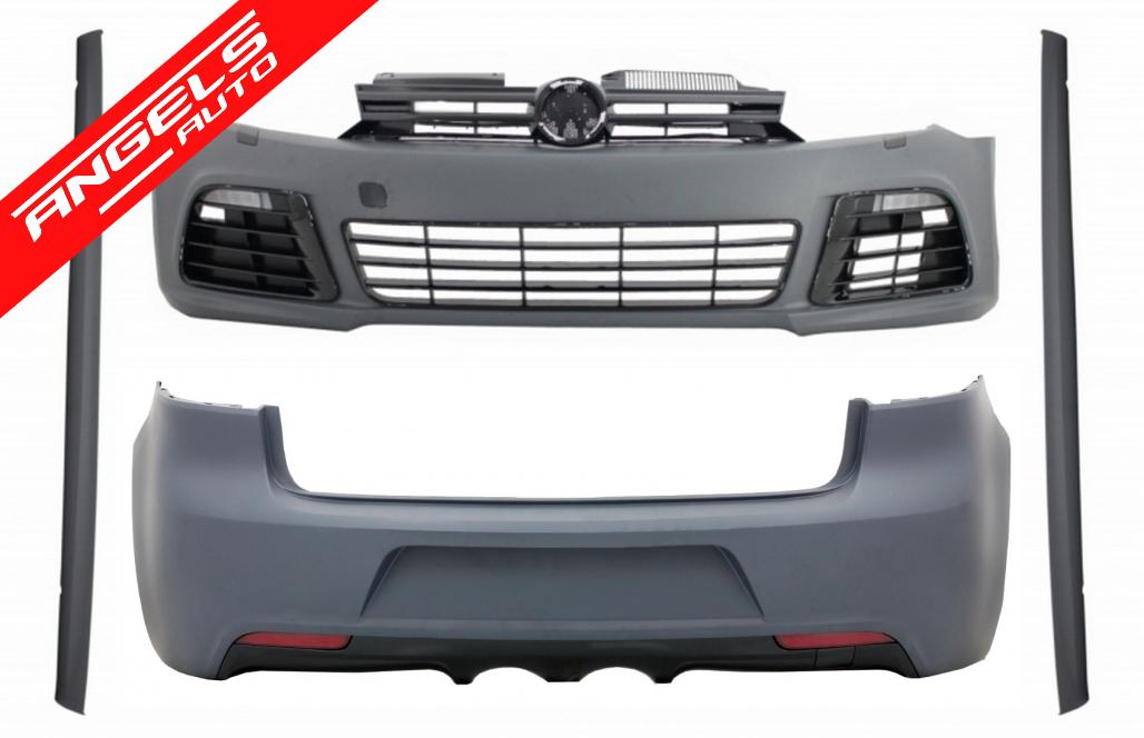 Pachet Exterior compatibil cu VW compatibil cu Golf 6 (2008-2013) cu Praguri Laterale R20 Look