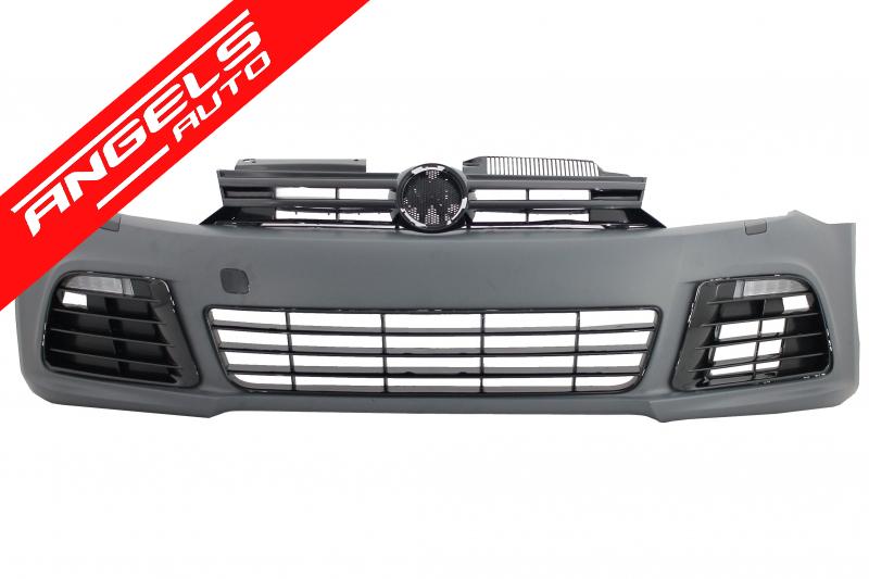 Pachet Exterior compatibil cu VW compatibil cu Golf 6 (2008-2013) cu Praguri Laterale R20 Look - imagine 2