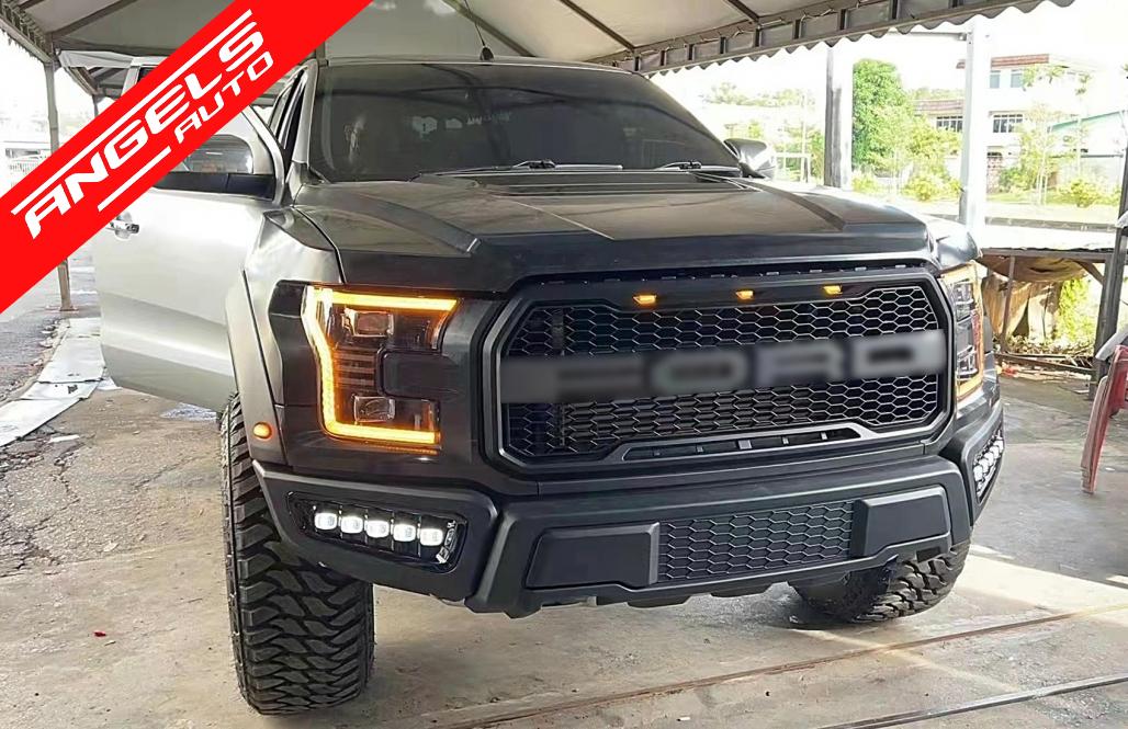 Pachet Exterior Facelift compatibil cu Ford Ranger (2015-2021) Conversie 2017 F150 Raptor - imagine 24