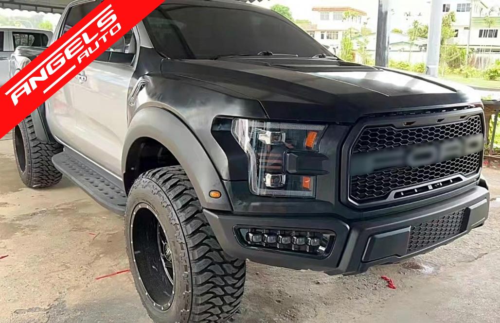 Pachet Exterior Facelift compatibil cu Ford Ranger (2015-2021) Conversie 2017 F150 Raptor - imagine 27