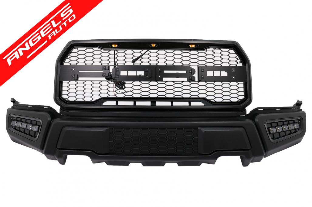 Pachet Exterior Facelift compatibil cu Ford Ranger (2015-2021) Conversie 2017 F150 Raptor - imagine 2