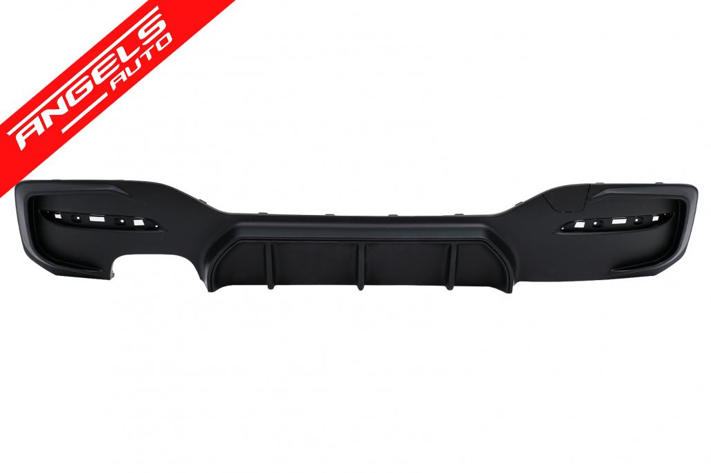 Difuzor Bara Spate Evacuare Dubla compatibil cu BMW Seria 1 F20 F21 LCI (15-19)Negru