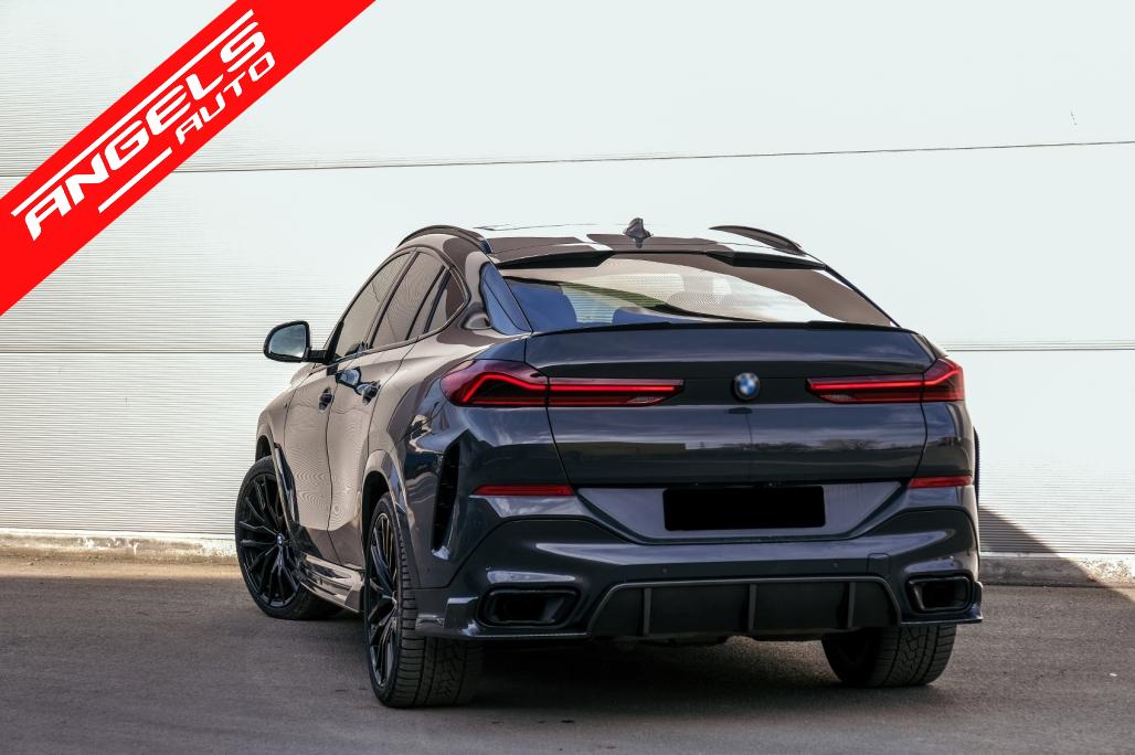 Pachet Exterior Aero compatibil cu BMW X6 G06 (2019-03.2023) M-Tech Carbon Film - imagine 6