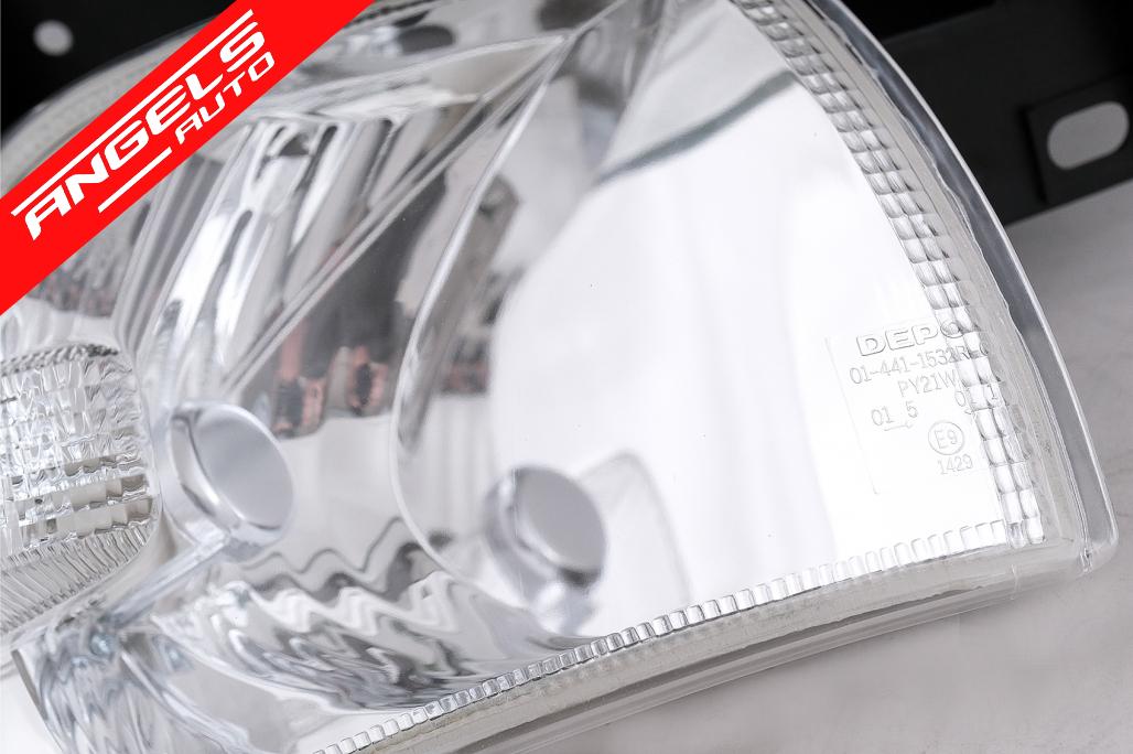 Faruri Angel Eyes compatibile cu VW Transporter T4 BUS (08.1996-03.2003) Crom - imagine 5