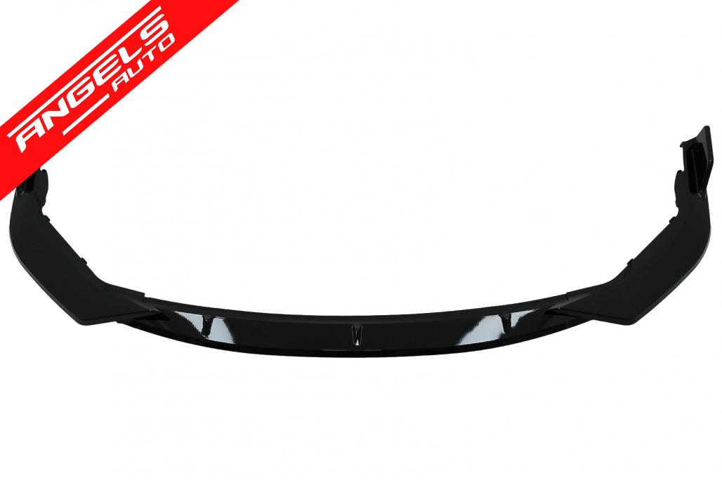 Prelungire Bara compatibila cu FataToyota Corolla XII (2019+) Negru Lucios - imagine 2