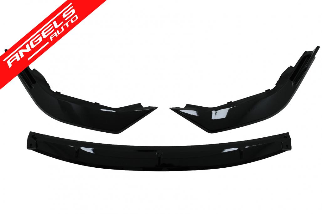 Prelungire Bara compatibila cu FataToyota Corolla XII (2019+) Negru Lucios - imagine 4