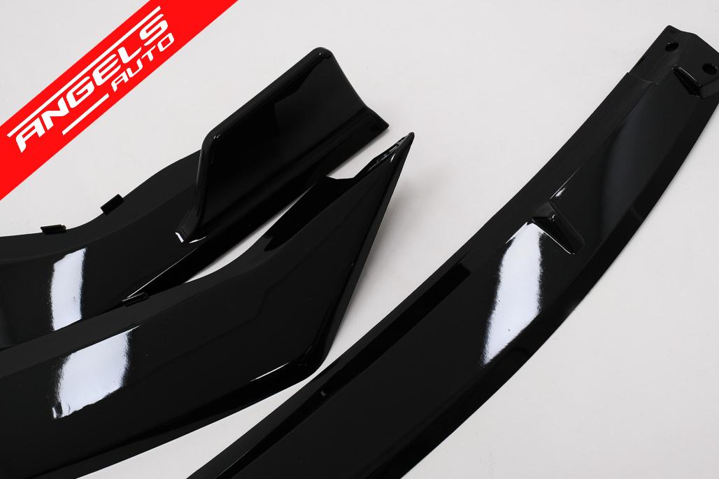 Prelungire Bara compatibila cu FataToyota Corolla XII (2019+) Negru Lucios - imagine 5