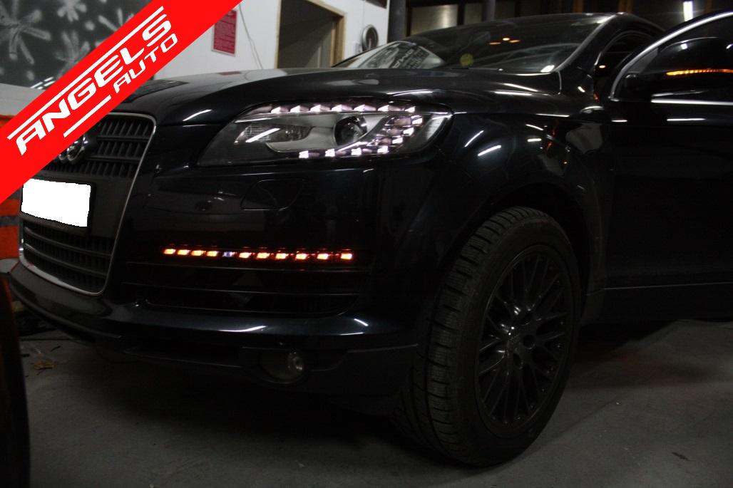 Pachet Lumini de zi dedicate cu semnalizare LED compatibil cu Audi Q7 4L (2006-2009) - imagine 8