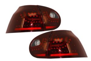 Stopuri LED compatibile cu VW compatibile cu Golf V 5 (2004-2009) Rosu Inchis