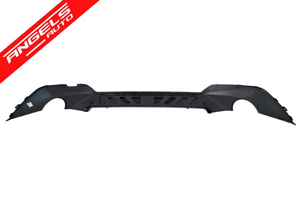 Difuzor Bara Spate Evacuare compatibil cu BMW 3 G20 G28 Sedan (19-22) Negru Lucios - imagine 2