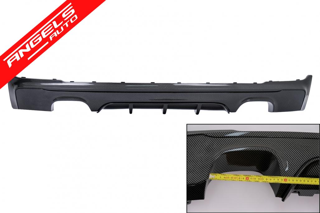 Difuzor Bara Spate Evacuare Dubla compatibil cu BMW Seria 2 F22/F23 (2013-) M Design - imagine 5