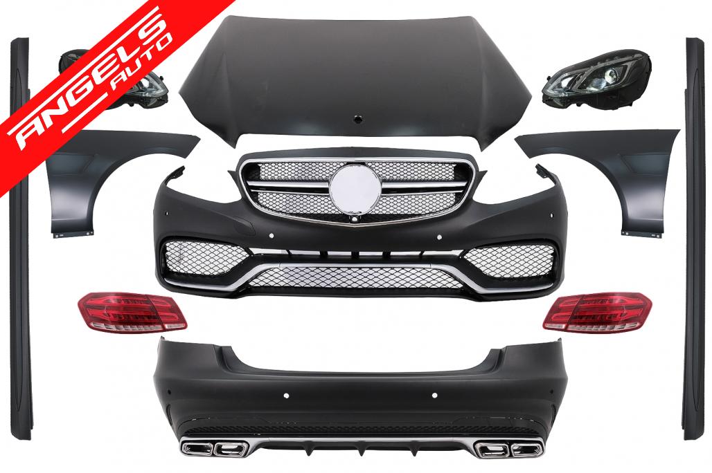 Kit Exterior compatibil cu Mercedes E-Class W212 (09-12) Conversie la Facelift E63