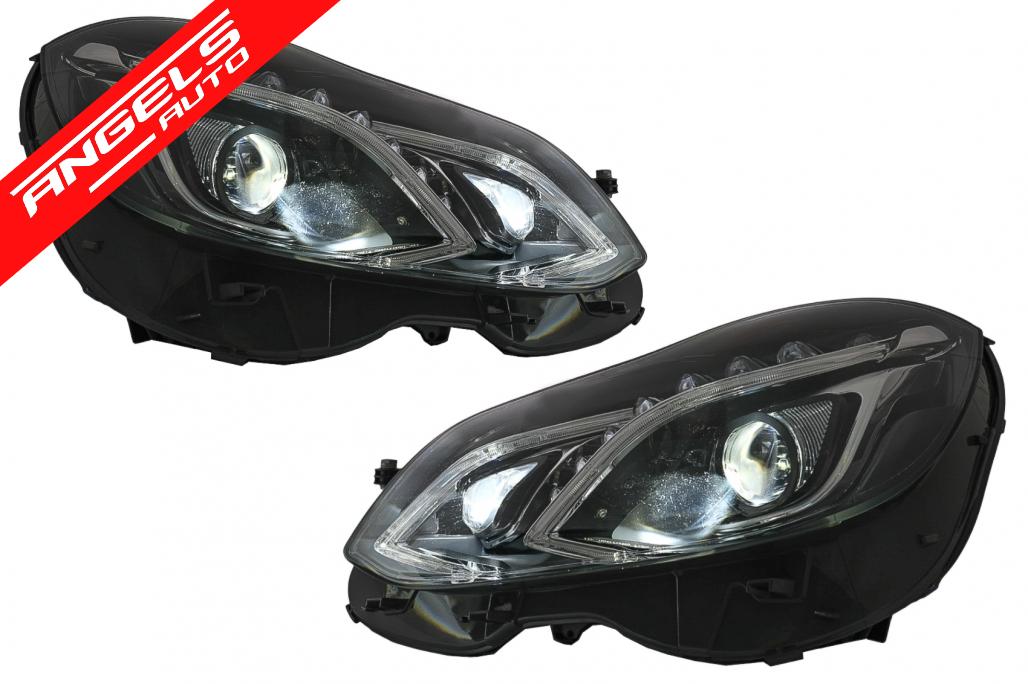 Kit Exterior compatibil cu Mercedes E-Class W212 (09-12) Conversie la Facelift E63 - imagine 7