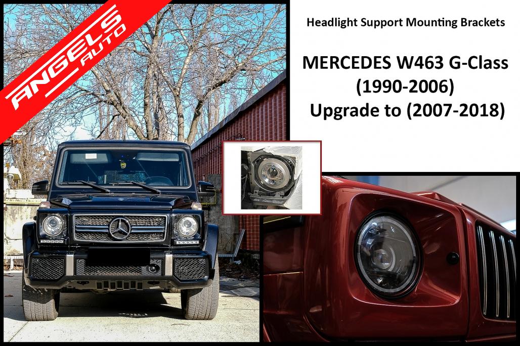 Suport Faruri compatibil cu Mercedes W463 G-Class (1990-2006) Upgrade la (2007-2018) - imagine 7