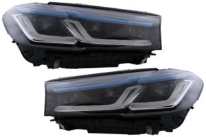 Faruri LED compatibile cu BMW Seria 5 G30 G31 Sedan Touring (2017-2019) LCI Design