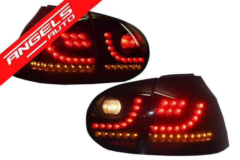 Stopuri LED compatibile cu VW compatibile cu Golf V 5 Fumuriu Negru Extrem(04-09) Design Urban Style - imagine 2