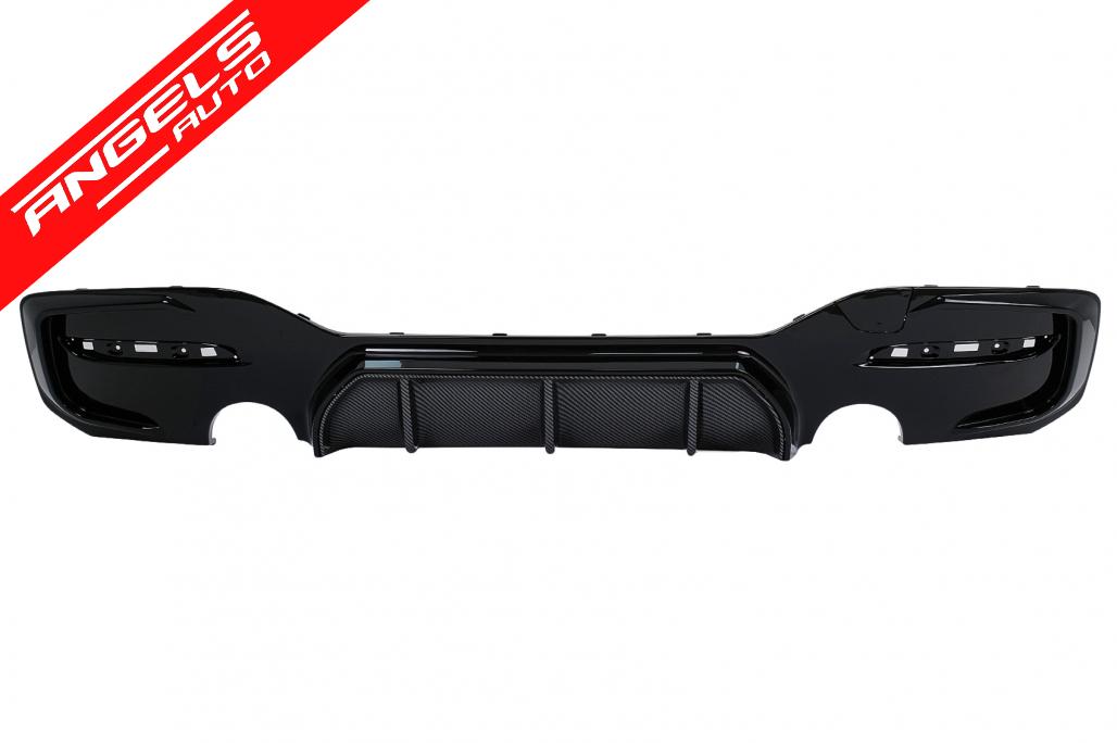 Difuzor Bara Spate Evacuare Dubla compatibil cu BMW Seria 1 F20 F21 LCI (15-19) - imagine 2