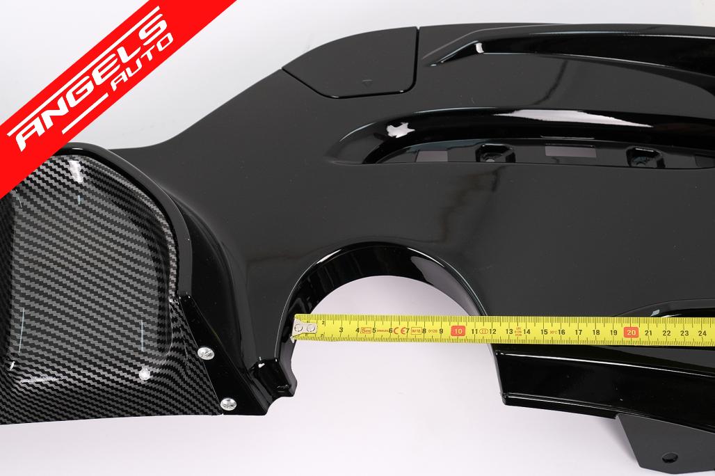 Difuzor Bara Spate Evacuare Dubla compatibil cu BMW Seria 1 F20 F21 LCI (15-19) - imagine 4