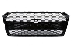 Grila Centrala compatibila cu Audi A5 F5 (2017-2019) RS Design Negru