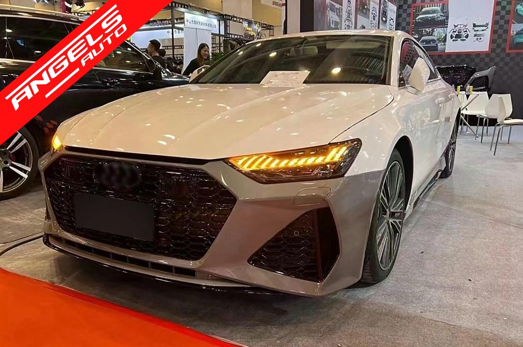 Pachet Exterior compatibil cu Audi A7 4G (10-17) Wide RS Design Conversie la 2020+ - imagine 7