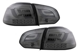 Stopuri LED compatibile cu VW compatibile cu  Golf 6 VI (2008-2013) Tube Light Bar Fumuriu