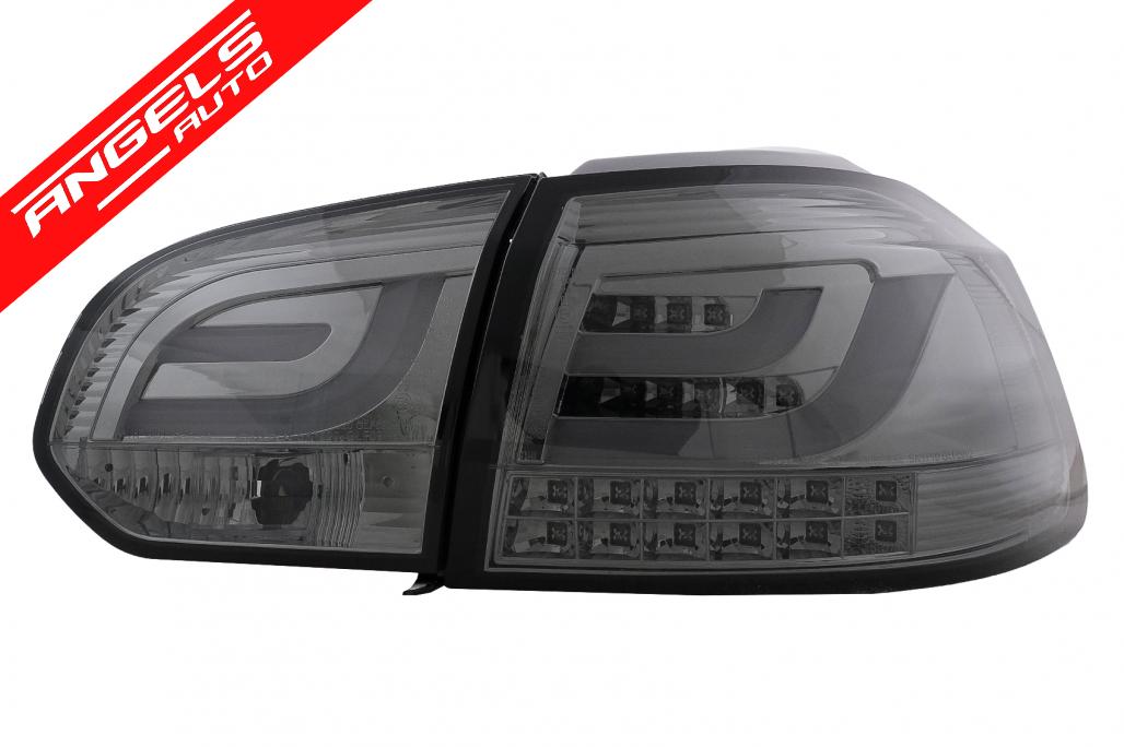 Stopuri LED compatibile cu VW compatibile cu Golf 6 VI (2008-2013) Tube Light Bar Fumuriu - imagine 3