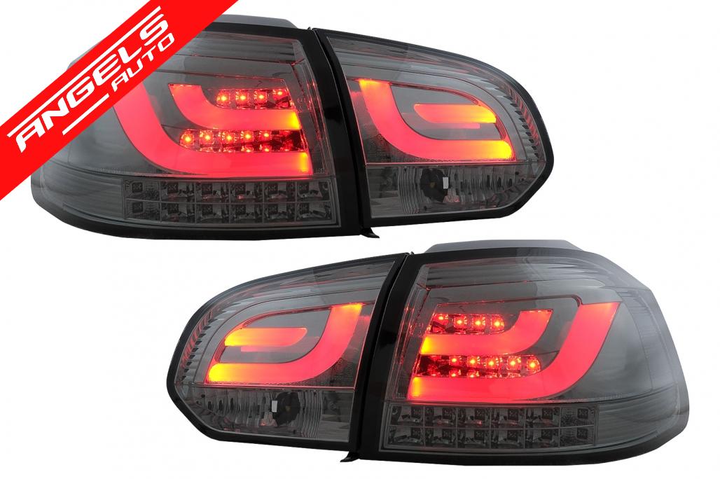 Stopuri LED compatibile cu VW compatibile cu Golf 6 VI (2008-2013) Tube Light Bar Fumuriu - imagine 5