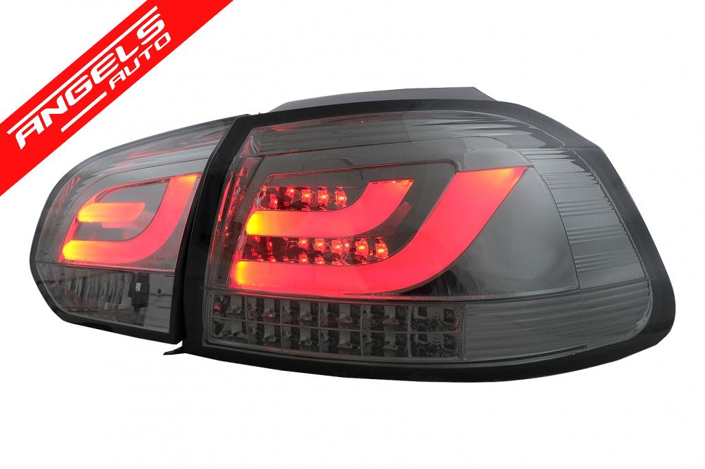Stopuri LED compatibile cu VW compatibile cu Golf 6 VI (2008-2013) Tube Light Bar Fumuriu - imagine 6
