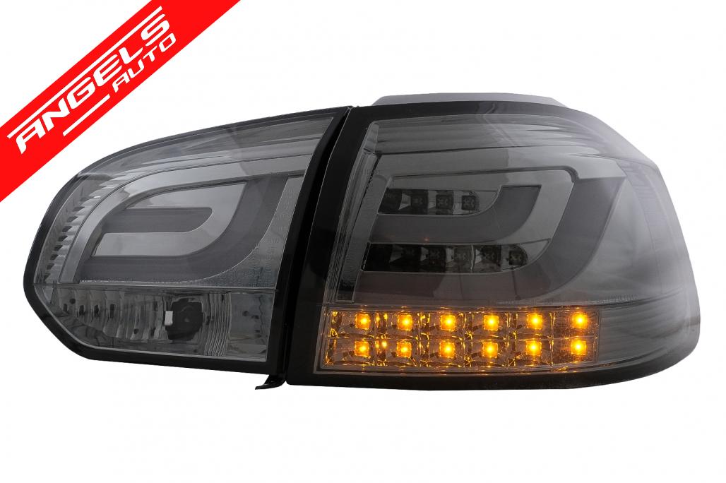 Stopuri LED compatibile cu VW compatibile cu Golf 6 VI (2008-2013) Tube Light Bar Fumuriu - imagine 7