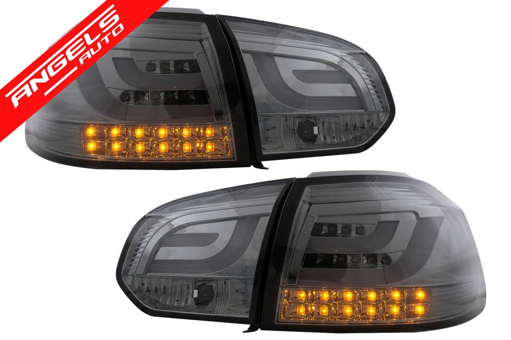 Stopuri LED compatibile cu VW compatibile cu Golf 6 VI (2008-2013) Tube Light Bar Fumuriu - imagine 2