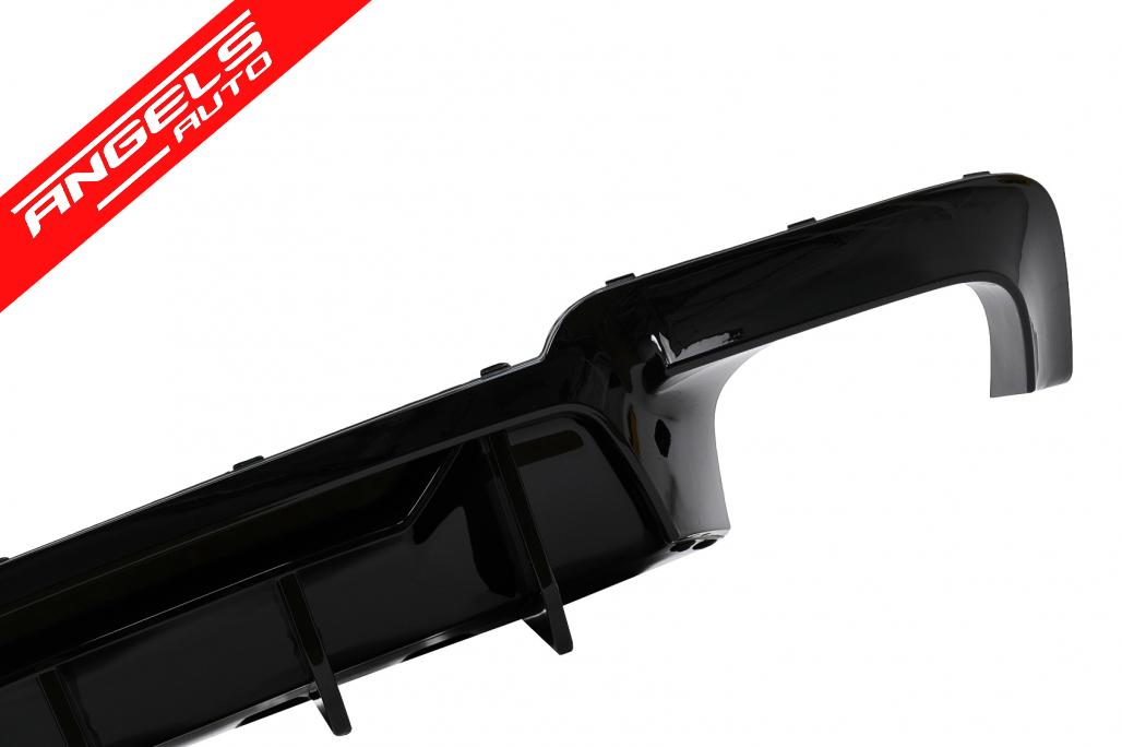 Difuzor de Aer Evacuare Dubla compatibil cu BMW Seria 5 F10 F11 (2011-2017) M Design - imagine 7
