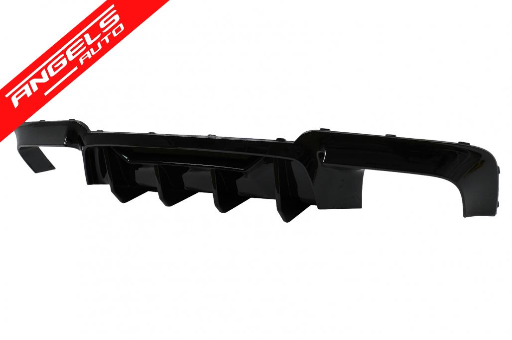 Difuzor de Aer Evacuare Dubla compatibil cu BMW Seria 5 F10 F11 (2011-2017) M Design - imagine 3