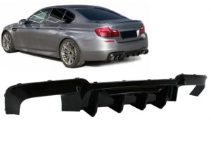 Difuzor de Aer Evacuare Dubla compatibil cu BMW Seria 5 F10 F11 (2011-2017) M Design